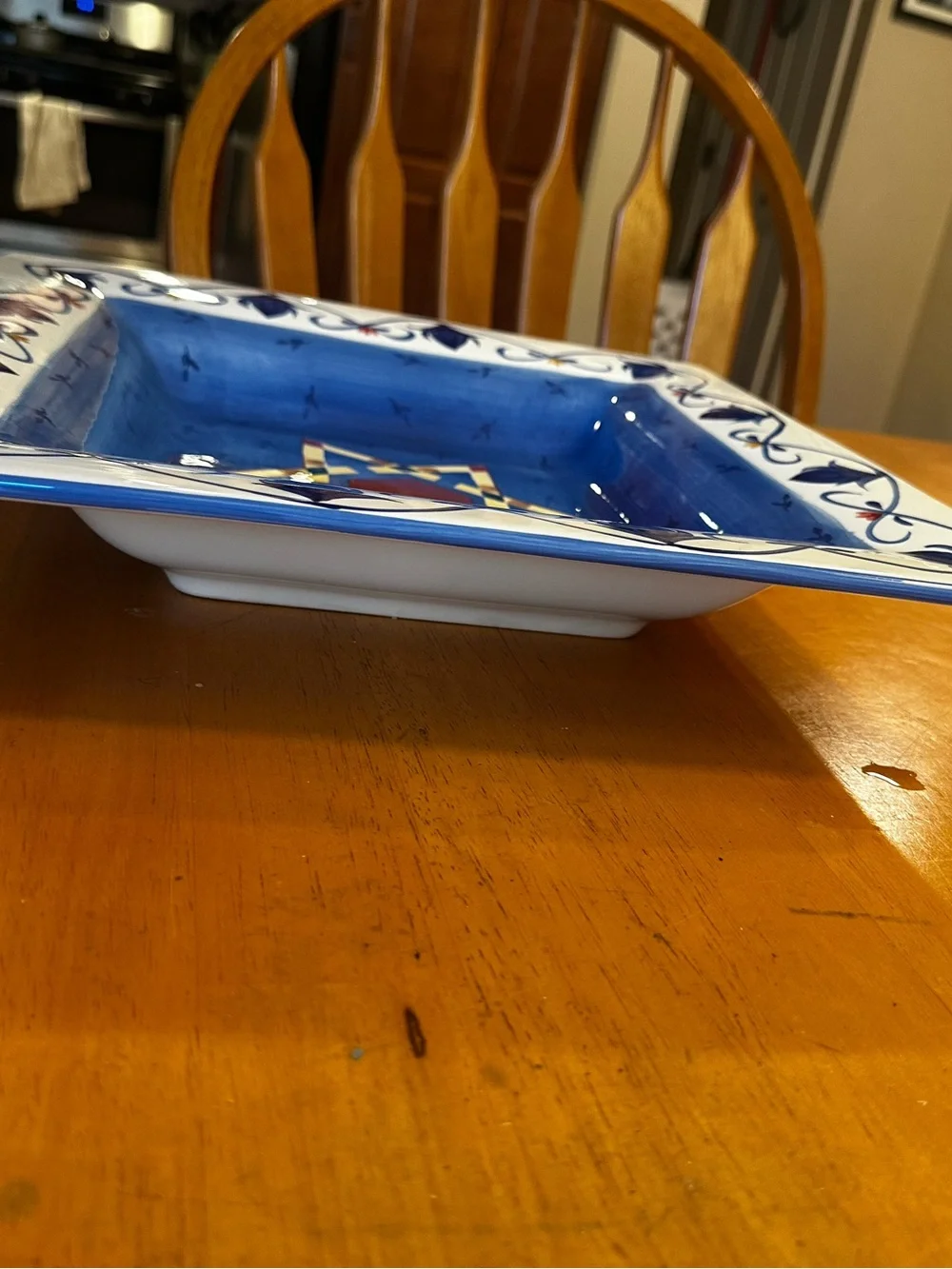 Laurie Gates Star of David Ceramic Serving Bowl